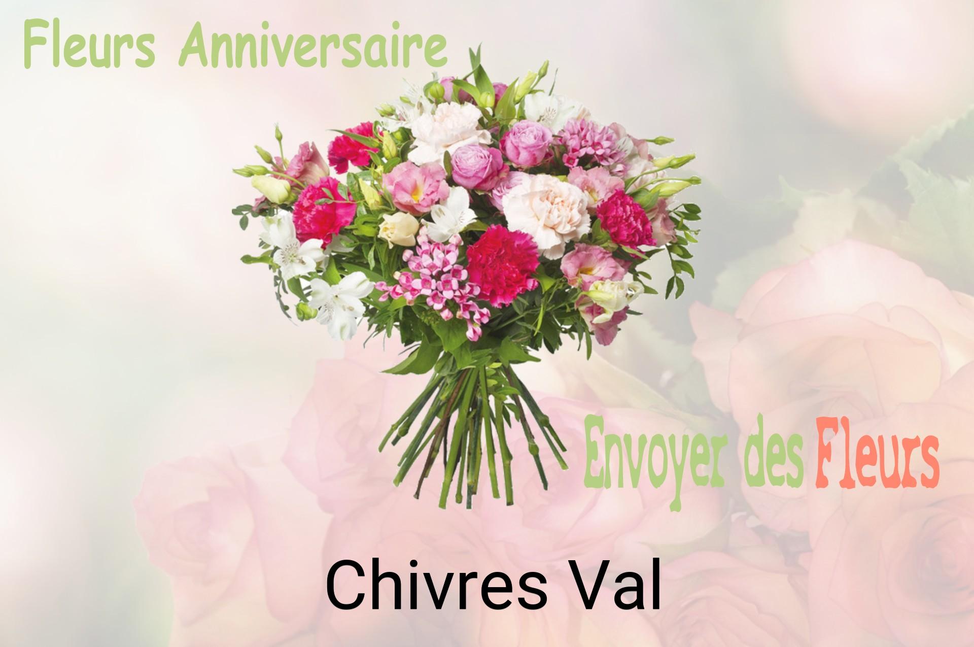 Bouquet de fleurs d’anniversaire livré à Chivres-Val