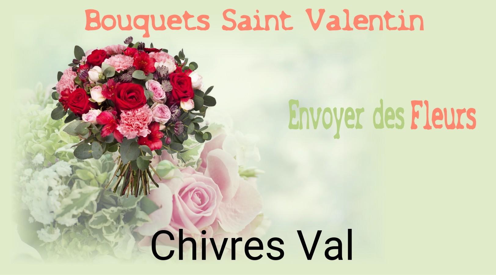 Roses de Saint-Valentin livrées à Chivres-Val